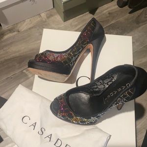Casadei Crystal Pumps